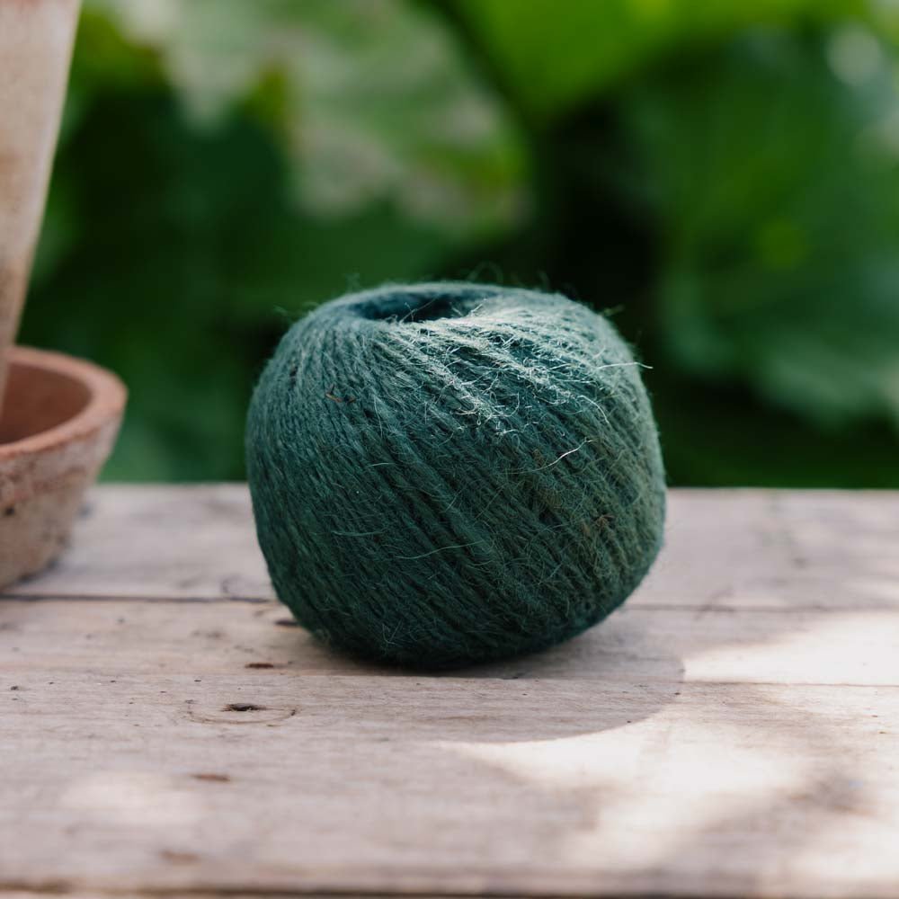 Jasnozielony sznurek jutowy, 80 m