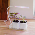 Lampa do uprawy z dwoma doniczkami, dł.: 22,5 cm, szer.: 9 cm, wys.: 28,5 cm