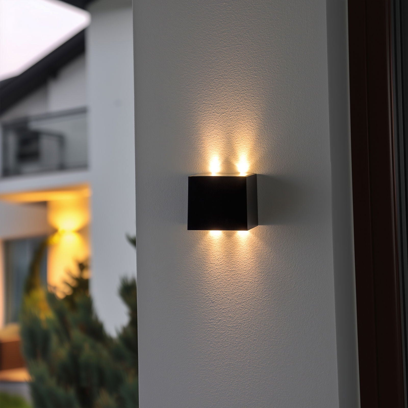 Lampa solarna Cube Up and Down, zestaw 2 sztuk