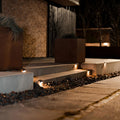 Lampy solarne LED na schody, 4 sztuki