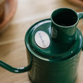 Metalowa konewka do wnętrz, 1 l, leśna zieleń