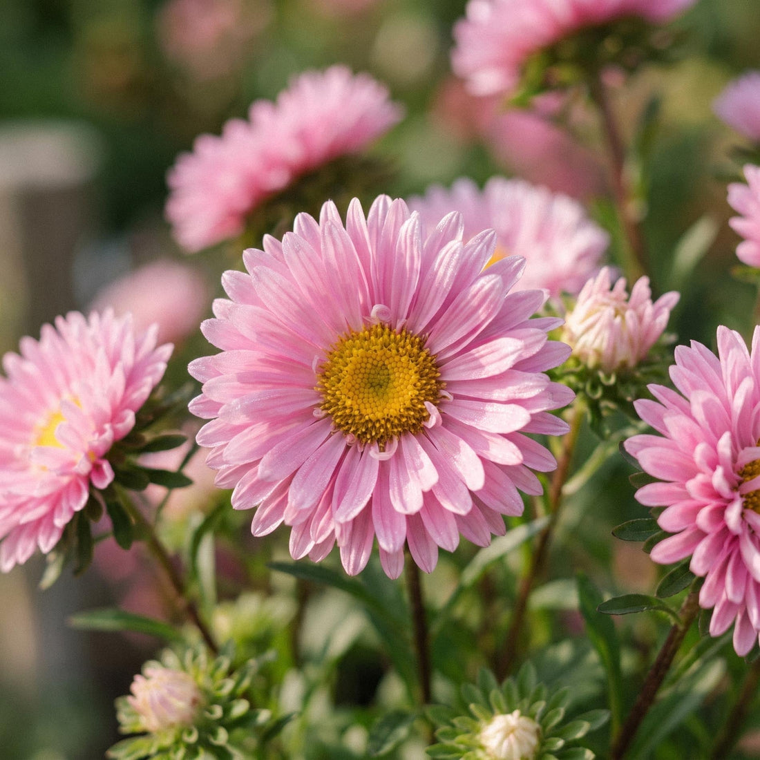 Nasiona astry chińskie 'Matsumoto Pink' - 50 ekologicznych nasion