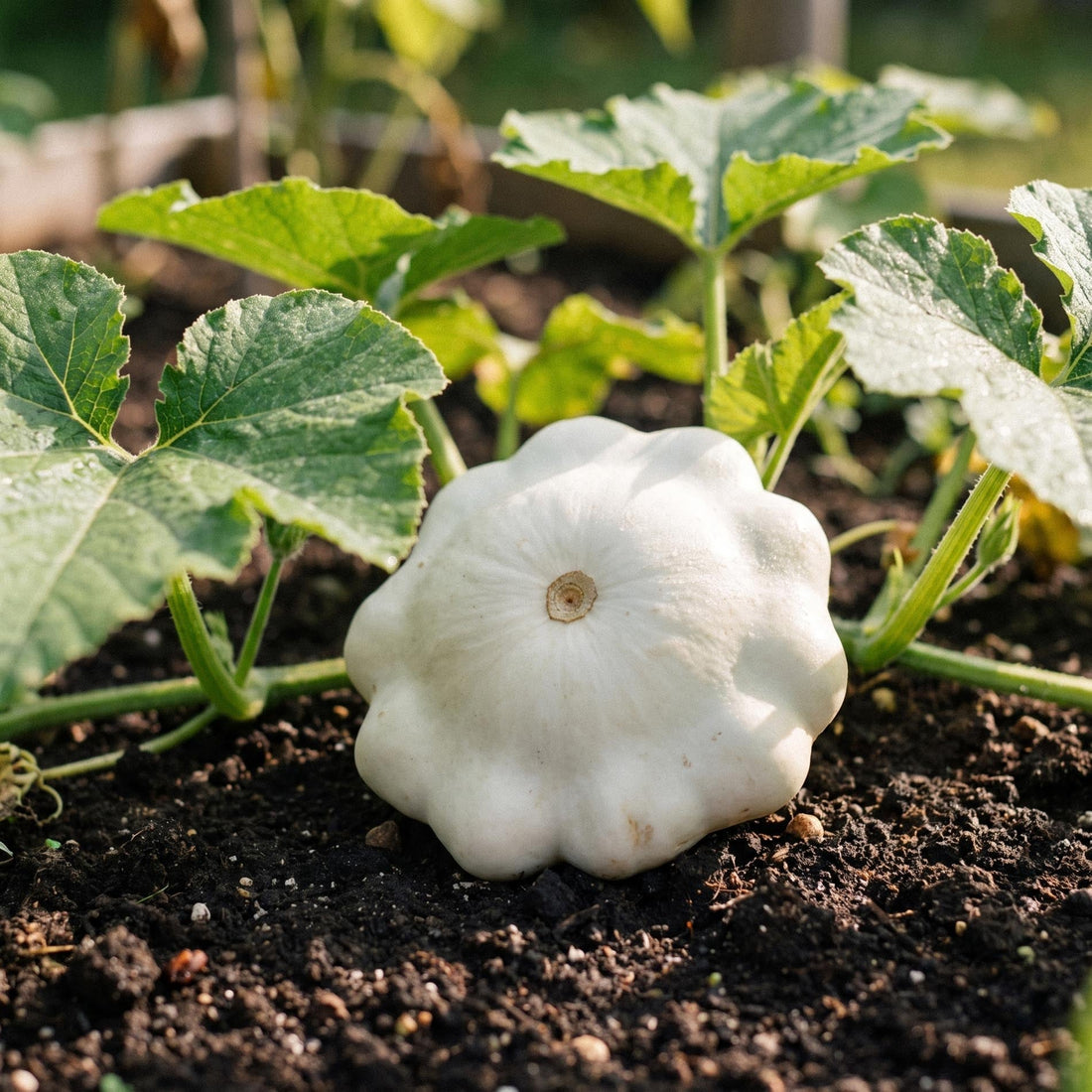 Nasiona cukinii 'Patisson blanc' - 5 ekologicznych nasion