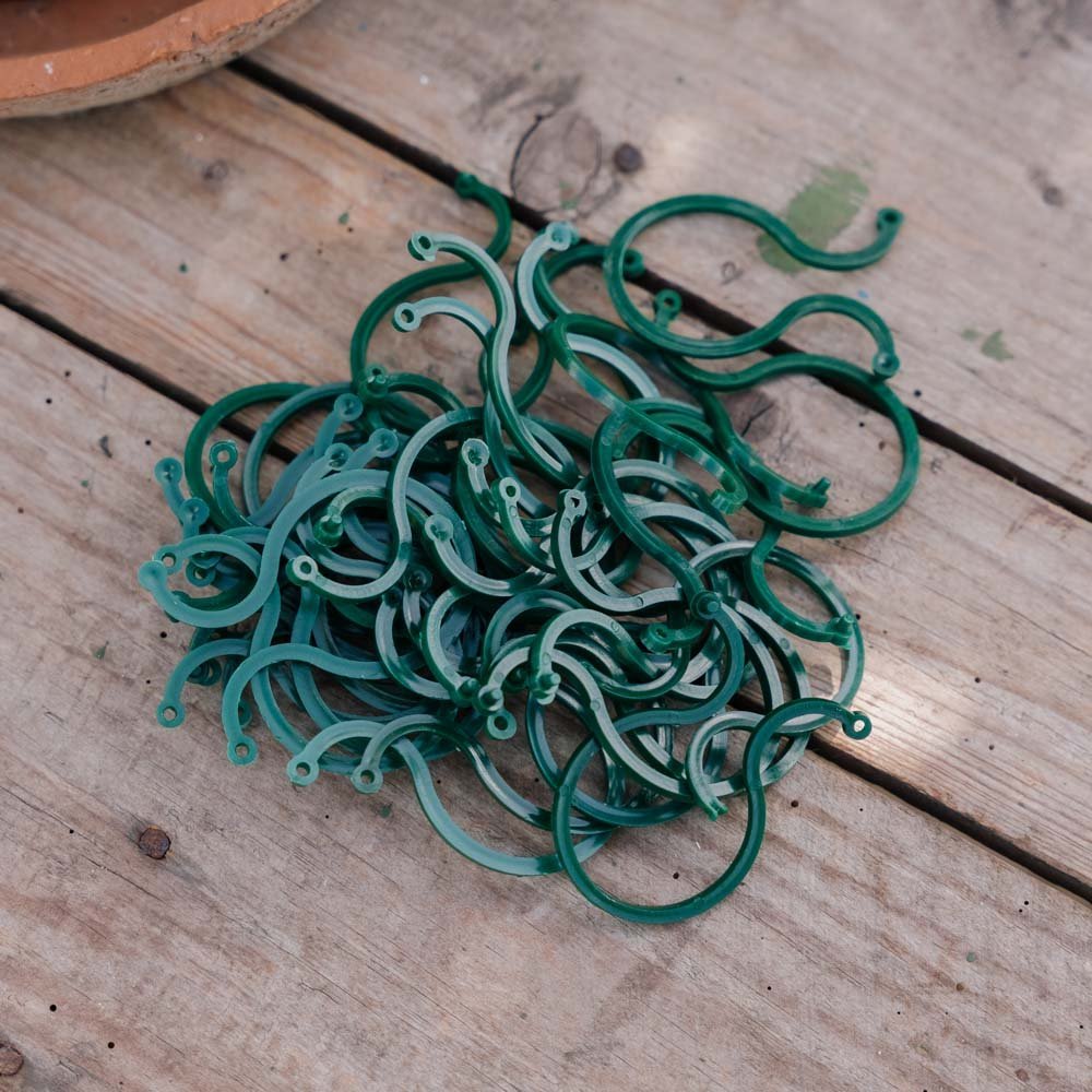 Regulowane skręcane pierścieniei do mocowania roślin, 3 szt.