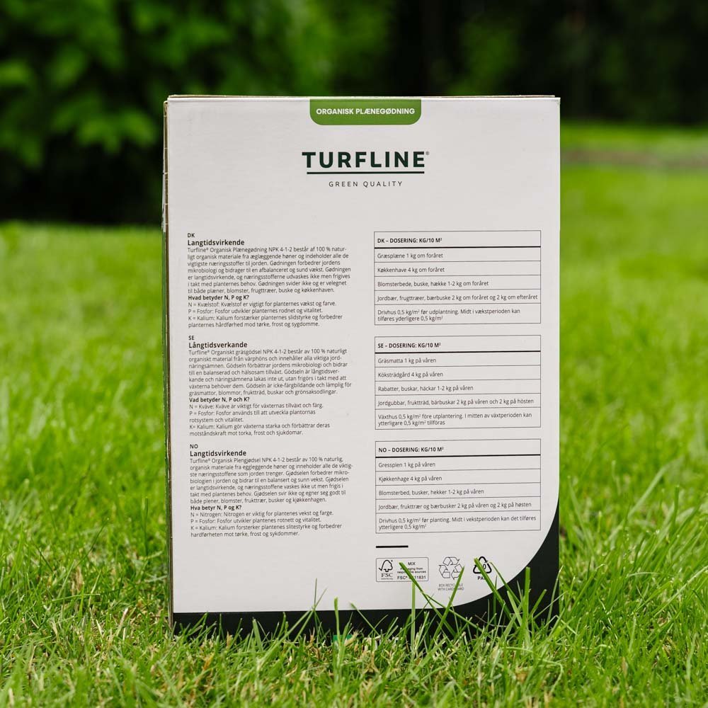 Turfline Organiczny nawóz do trawnika 4/1/2, 2,5 kg
