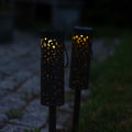 Zestaw 2 lamp solarnych Zira ze wzorem