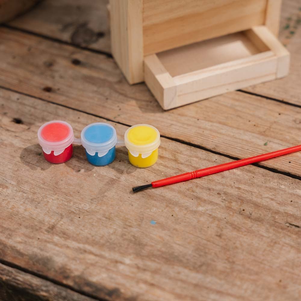 Zrób to sam - karmnik dla ptaków do pomalowania