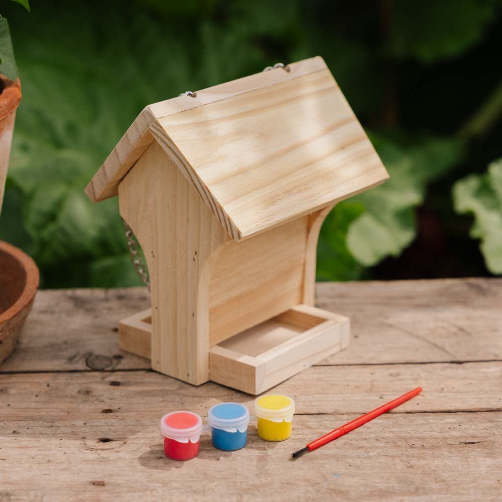 Zrób to sam - karmnik dla ptaków do pomalowania